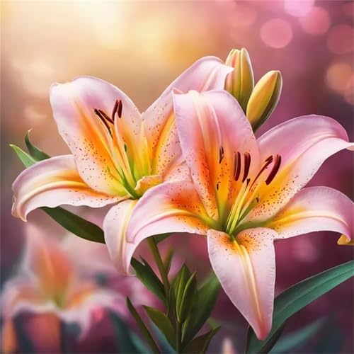 Puzzle 300 Teile für Erwachsene Rosa Lilie,35x35cm Klassisches Puzzles Lernspiel für Erwachsene,Bunte Kunstwerk Puzzle,Wunderschönes Dekoration Puzzles Geschenke Puzzle 300 Teile für Erwachsene Rosa Lilie,35x35cm Klassisches Puzzles Lernspiel für Erwachsene,Bunte Kunstwerk Puzzle,Wunderschönes Dekoration Puzzles Geschenke von Zuooyi