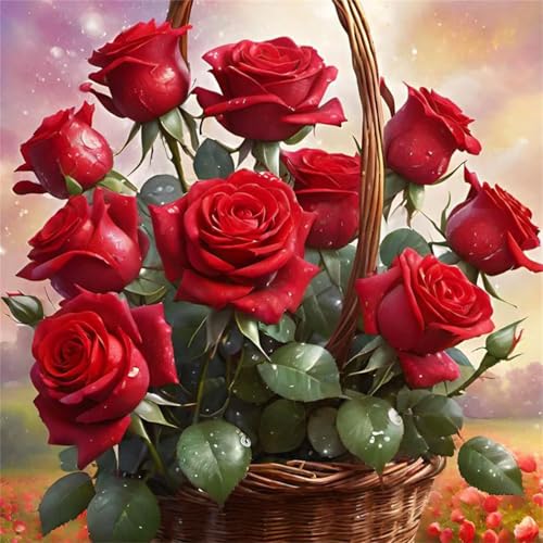 Puzzle 300 Teile für Erwachsene Rote saftige Rosen,35x35cm Klassisches Puzzles Lernspiel für Erwachsene,Bunte Kunstwerk Puzzle,Wunderschönes Dekoration Puzzles Geschenke Puzzle 300 Teile für Erwachsene Rote saftige Rosen,35x35cm Klassisches Puzzles Lernspiel für Erwachsene,Bunte Kunstwerk Puzzle,Wunderschönes Dekoration Puzzles Geschenke von Zuooyi