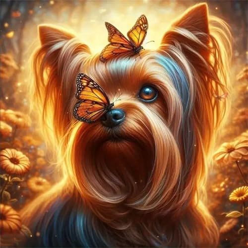 Puzzle 300 Teile für Erwachsene Schmetterling Sunshine Hund,35x35cm Klassisches Puzzles Lernspiel für Erwachsene,Bunte Kunstwerk Puzzle,Wunderschönes Dekoration Puzzles Geschenke Puzzle 300 Teile für Erwachsene Schmetterling Sunshine Hund,35x35cm Klassisches Puzzles Lernspiel für Erwachsene,Bunte Kunstwerk Puzzle,Wunderschönes Dekoration Puzzles Geschenke von Zuooyi