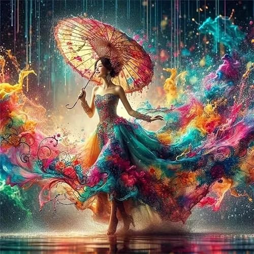 Puzzle 300 Teile für Erwachsene Schöne Frau Buntes Kleid,35x35cm Klassisches Puzzles Lernspiel für Erwachsene,Bunte Kunstwerk Puzzle,Wunderschönes Dekoration Puzzles Geschenke Puzzle 300 Teile für Erwachsene Schöne Frau Buntes Kleid,35x35cm Klassisches Puzzles Lernspiel für Erwachsene,Bunte Kunstwerk Puzzle,Wunderschönes Dekoration Puzzles Geschenke von Zuooyi