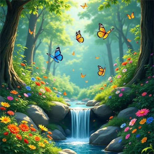 Puzzle 300 Teile für Erwachsene Schöner Waldbach,35x35cm Klassisches Puzzles Lernspiel für Erwachsene,Bunte Kunstwerk Puzzle,Wunderschönes Dekoration Puzzles Geschenke Puzzle 300 Teile für Erwachsene Schöner Waldbach,35x35cm Klassisches Puzzles Lernspiel für Erwachsene,Bunte Kunstwerk Puzzle,Wunderschönes Dekoration Puzzles Geschenke von Zuooyi