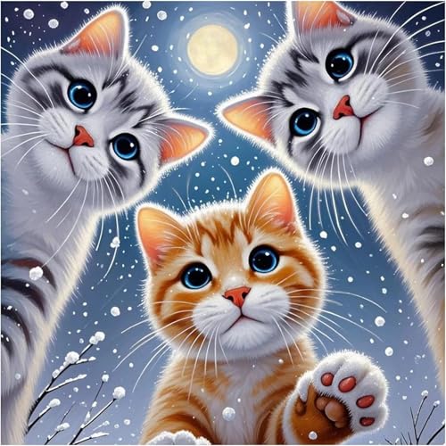 Puzzle 300 Teile für Erwachsene Winter Schneeflocke Katze,35x35cm Klassisches Puzzles Lernspiel für Erwachsene,Bunte Kunstwerk Puzzle,Wunderschönes Dekoration Puzzles Geschenke Puzzle 300 Teile für Erwachsene Winter Schneeflocke Katze,35x35cm Klassisches Puzzles Lernspiel für Erwachsene,Bunte Kunstwerk Puzzle,Wunderschönes Dekoration Puzzles Geschenke von Zuooyi
