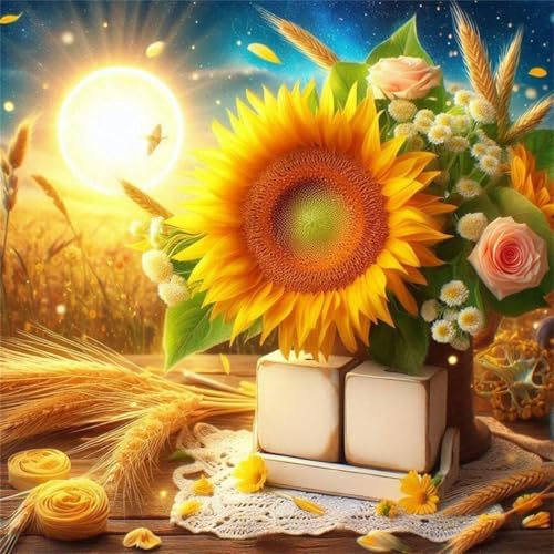 Puzzle 35 Teile Erwachsene 28x28cm Sonnenblumen Weizen Mond,Jigsaw Puzzle Erwachsene 35 Teile Lernspiel Herausforderung Spielzeug,High Difficulty Impossible Puzzles für Home Dekoration Puzzle 35 Teile Erwachsene 28x28cm Sonnenblumen Weizen Mond,Jigsaw Puzzle Erwachsene 35 Teile Lernspiel Herausforderung Spielzeug,High Difficulty Impossible Puzzles für Home Dekoration von Zuooyi