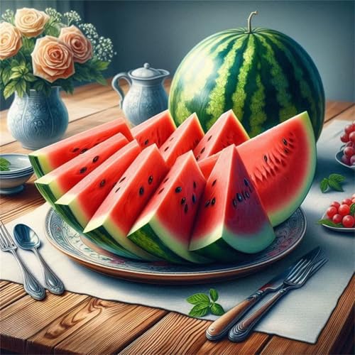 Puzzle 35 Teile Erwachsene 28x28cm Wassermelone Frucht Lebensmittel,Jigsaw Puzzle Erwachsene 35 Teile Lernspiel Herausforderung Spielzeug,High Difficulty Impossible Puzzles für Home Dekoration Puzzle 35 Teile Erwachsene 28x28cm Wassermelone Frucht Lebensmittel,Jigsaw Puzzle Erwachsene 35 Teile Lernspiel Herausforderung Spielzeug,High Difficulty Impossible Puzzles für Home Dekoration von Zuooyi
