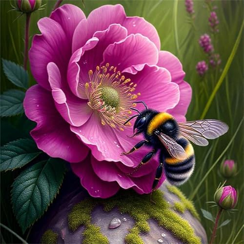 Puzzle 500 Teile Erwachsene 45x45cm Blumen Bienen Moos,Jigsaw Puzzle Erwachsene 500 Teile Lernspiel Herausforderung Spielzeug,High Difficulty Impossible Puzzles für Home Dekoration Puzzle 500 Teile Erwachsene 45x45cm Blumen Bienen Moos,Jigsaw Puzzle Erwachsene 500 Teile Lernspiel Herausforderung Spielzeug,High Difficulty Impossible Puzzles für Home Dekoration von Zuooyi