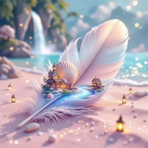 Puzzle 500 Teile Erwachsene 45x45cm Feather Beach Architektur,Jigsaw Puzzle Erwachsene 500 Teile Lernspiel Herausforderung Spielzeug,High Difficulty Impossible Puzzles für Home Dekoration Puzzle 500 Teile Erwachsene 45x45cm Feather Beach Architektur,Jigsaw Puzzle Erwachsene 500 Teile Lernspiel Herausforderung Spielzeug,High Difficulty Impossible Puzzles für Home Dekoration von Zuooyi