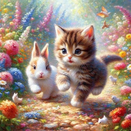 Puzzle 500 Teile Erwachsene 45x45cm Flauschige Katze Kaninchen,Jigsaw Puzzle Erwachsene 500 Teile Lernspiel Herausforderung Spielzeug,High Difficulty Impossible Puzzles für Home Dekoration Puzzle 500 Teile Erwachsene 45x45cm Flauschige Katze Kaninchen,Jigsaw Puzzle Erwachsene 500 Teile Lernspiel Herausforderung Spielzeug,High Difficulty Impossible Puzzles für Home Dekoration von Zuooyi