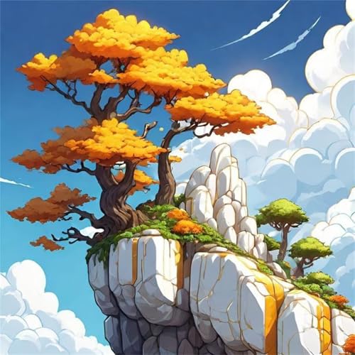 Puzzle 500 Teile Erwachsene 45x45cm Goldener Baum Klippe,Jigsaw Puzzle Erwachsene 500 Teile Lernspiel Herausforderung Spielzeug,High Difficulty Impossible Puzzles für Home Dekoration Puzzle 500 Teile Erwachsene 45x45cm Goldener Baum Klippe,Jigsaw Puzzle Erwachsene 500 Teile Lernspiel Herausforderung Spielzeug,High Difficulty Impossible Puzzles für Home Dekoration von Zuooyi