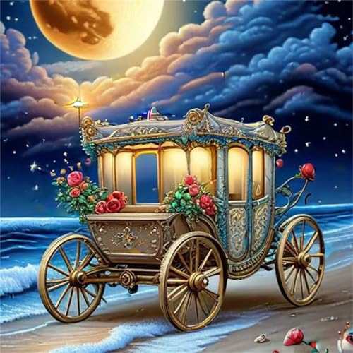 Puzzle 500 Teile Erwachsene 45x45cm Moon Beach Kutsche,Jigsaw Puzzle Erwachsene 500 Teile Lernspiel Herausforderung Spielzeug,High Difficulty Impossible Puzzles für Home Dekoration Puzzle 500 Teile Erwachsene 45x45cm Moon Beach Kutsche,Jigsaw Puzzle Erwachsene 500 Teile Lernspiel Herausforderung Spielzeug,High Difficulty Impossible Puzzles für Home Dekoration von Zuooyi