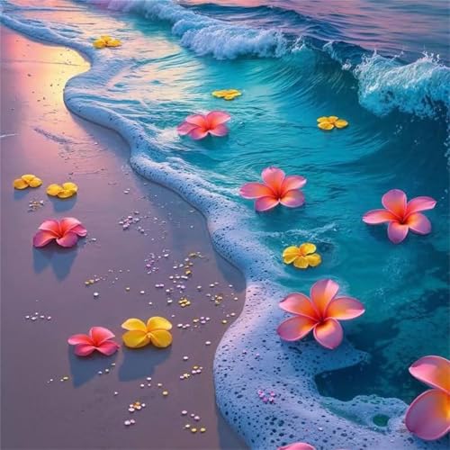 Puzzle 500 Teile Erwachsene 45x45cm Ocean Beach Blume,Jigsaw Puzzle Erwachsene 500 Teile Lernspiel Herausforderung Spielzeug,High Difficulty Impossible Puzzles für Home Dekoration Puzzle 500 Teile Erwachsene 45x45cm Ocean Beach Blume,Jigsaw Puzzle Erwachsene 500 Teile Lernspiel Herausforderung Spielzeug,High Difficulty Impossible Puzzles für Home Dekoration von Zuooyi