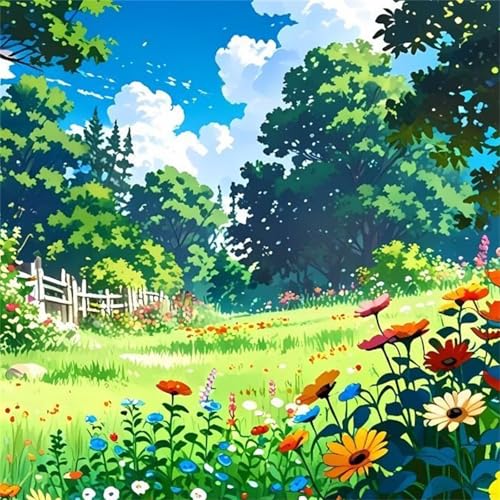 Puzzle 500 Teile Erwachsene 45x45cm Rasen Baum Blumen,Jigsaw Puzzle Erwachsene 500 Teile Lernspiel Herausforderung Spielzeug,High Difficulty Impossible Puzzles für Home Dekoration Puzzle 500 Teile Erwachsene 45x45cm Rasen Baum Blumen,Jigsaw Puzzle Erwachsene 500 Teile Lernspiel Herausforderung Spielzeug,High Difficulty Impossible Puzzles für Home Dekoration von Zuooyi