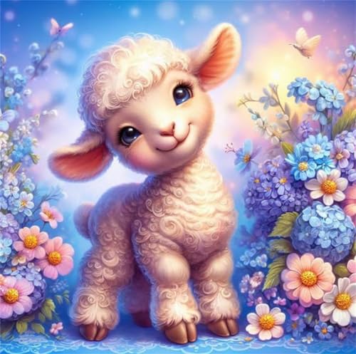 Puzzle 500 Teile Erwachsene 45x45cm Schaf Blaue Hortensie,Jigsaw Puzzle Erwachsene 500 Teile Lernspiel Herausforderung Spielzeug,High Difficulty Impossible Puzzles für Home Dekoration Puzzle 500 Teile Erwachsene 45x45cm Schaf Blaue Hortensie,Jigsaw Puzzle Erwachsene 500 Teile Lernspiel Herausforderung Spielzeug,High Difficulty Impossible Puzzles für Home Dekoration von Zuooyi