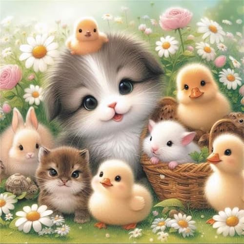 Puzzle 500 Teile Erwachsene 45x45cm Tierfamilie Daisy,Jigsaw Puzzle Erwachsene 500 Teile Lernspiel Herausforderung Spielzeug,High Difficulty Impossible Puzzles für Home Dekoration Puzzle 500 Teile Erwachsene 45x45cm Tierfamilie Daisy,Jigsaw Puzzle Erwachsene 500 Teile Lernspiel Herausforderung Spielzeug,High Difficulty Impossible Puzzles für Home Dekoration von Zuooyi