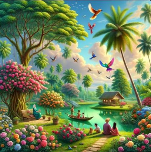 Puzzle 500 Teile Erwachsene 45x45cm Tropischer Baumgarten,Jigsaw Puzzle Erwachsene 500 Teile Lernspiel Herausforderung Spielzeug,High Difficulty Impossible Puzzles für Home Dekoration Puzzle 500 Teile Erwachsene 45x45cm Tropischer Baumgarten,Jigsaw Puzzle Erwachsene 500 Teile Lernspiel Herausforderung Spielzeug,High Difficulty Impossible Puzzles für Home Dekoration von Zuooyi