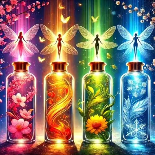 Puzzle 500 Teile Erwachsene 45x45cm Vier Jahreszeiten Feen,Jigsaw Puzzle Erwachsene 500 Teile Lernspiel Herausforderung Spielzeug,High Difficulty Impossible Puzzles für Home Dekoration Puzzle 500 Teile Erwachsene 45x45cm Vier Jahreszeiten Feen,Jigsaw Puzzle Erwachsene 500 Teile Lernspiel Herausforderung Spielzeug,High Difficulty Impossible Puzzles für Home Dekoration von Zuooyi