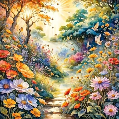 Puzzle 60 Teile Bunte Wildblumen Pfad,Puzzles für Erwachsene 60 Teile EIN Herausforderndes Geschicklichkeitsspiel,DIY Puzzlespiele für Die Ganze Familie,Männer Frauen für Geschenk Puzzle 60 Teile Bunte Wildblumen Pfad,Puzzles für Erwachsene 60 Teile EIN Herausforderndes Geschicklichkeitsspiel,DIY Puzzlespiele für Die Ganze Familie,Männer Frauen für Geschenk von Zuooyi