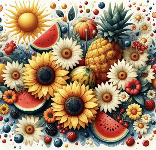 Puzzle 90 Teile für Erwachsene Blume Obst Ananas,30x30cm Klassisches Puzzles Lernspiel für Erwachsene,Bunte Kunstwerk Puzzle,Wunderschönes Dekoration Puzzles Geschenke Puzzle 90 Teile für Erwachsene Blume Obst Ananas,30x30cm Klassisches Puzzles Lernspiel für Erwachsene,Bunte Kunstwerk Puzzle,Wunderschönes Dekoration Puzzles Geschenke von Zuooyi