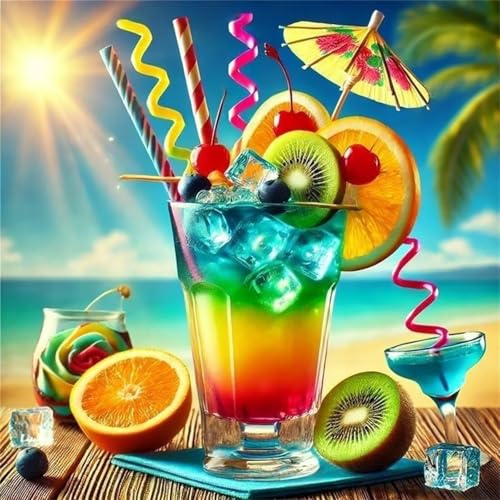 Puzzle 90 Teile für Erwachsene Strandgetränke Obst,30x30cm Klassisches Puzzles Lernspiel für Erwachsene,Bunte Kunstwerk Puzzle,Wunderschönes Dekoration Puzzles Geschenke Puzzle 90 Teile für Erwachsene Strandgetränke Obst,30x30cm Klassisches Puzzles Lernspiel für Erwachsene,Bunte Kunstwerk Puzzle,Wunderschönes Dekoration Puzzles Geschenke von Zuooyi