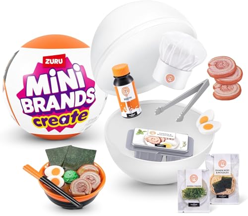 ZURU Überraschungskugel MasterChef Mini, Crea, Mini-Rezepte, 9,5 x 9,5 x 9,5 cm, Verschiedene Modelle von Zuru/antsy labs