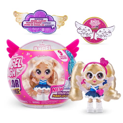 ITTY BITTY PRETTYS ZURU Angel High Glow Goals Serie 2 Kapselpuppe mit 10 Überraschungszubehör, Pomme von ITTY BITTY PRETTYS