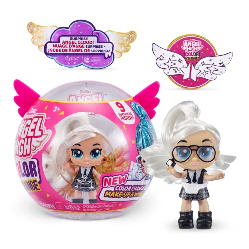 ITTY BITTY PRETTYS ZURU Angel High Glow Goals Serie 2 Kapselpuppe mit 10 Überraschungszubehör, Rio von ITTY BITTY PRETTYS