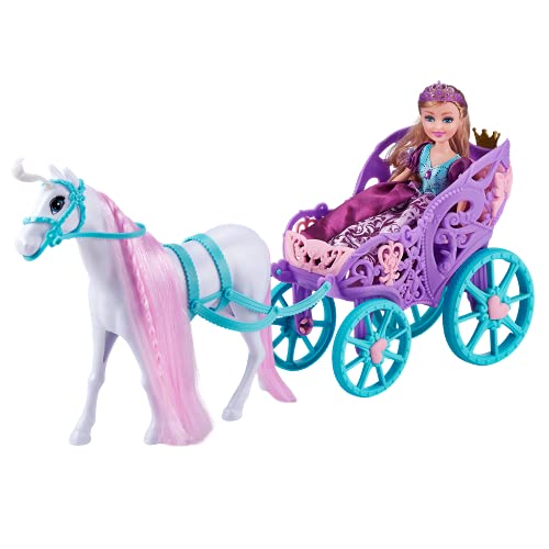 ZYZYZK Sparkle Girlz Prinzessin mit Pferd und Wagen von Sparkle Girlz