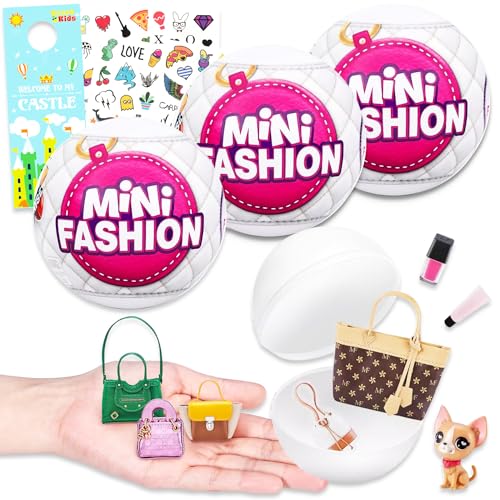 ZURU 5 Surprise Mini Brands Fashion Mystery Set - 3 Pack Series 1 Surprise Mini Fashion Toys Mystery Bundle with Tattoos, More | Mini Brands Fashion Series ZURU 5 Surprise Mini Brands Fashion Mystery Set - 3 Pack Series 1 Surprise Mini Fashion Toys Mystery Bundle with Tattoos, More | Mini Brands Fashion Series von Zuru