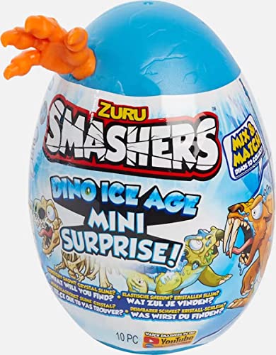 ZURU Smashers Dino Ice Age – Mini Überraschung – Höhe 17,5 cm – Neue Figuren Dino Ice Age zum Sammeln von Zuru