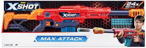 ZURU X-Shot Excel Large Max Attack mit 24 Darts von Zuru