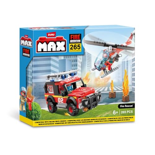 Zuru Max Adventure Feuerrettungsset (265 Teile) von Zuru