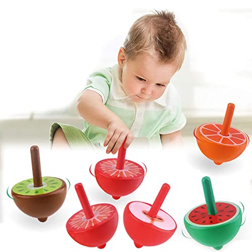 Zuzer 25PCS Kreisel Spielzeug Kreisel Kinder Spielzeugkreisel,Bunt Spielzeugkreisel für Mitgebsel Geschenk Geburtstag(Zufälliges Muster) von Zuzer