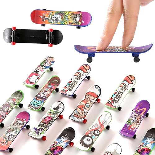 Zuzer Finger Skateboard,50PCS Mini Fingerboard Skate Ramps Kit Fingerboard DIY Finger Skate Boarding Ultimate Sport Training Requisiten Spielzeug für Kinder von Zuzer