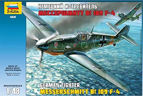 BF 109 F-4 KIT 1:48 - Zvezda - Flugzeug-Kit - Montageset von Zvezda