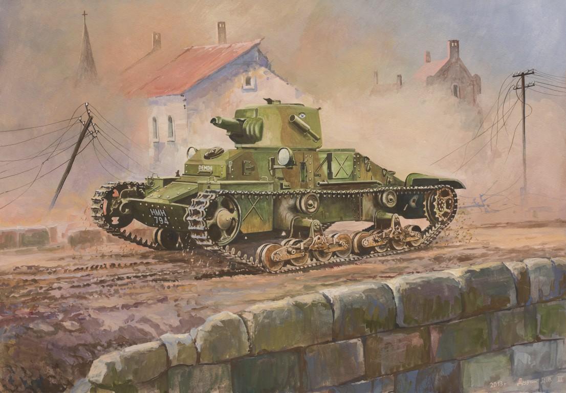 Brit. Leichtpanzer Matilda Mk. I von Zvezda