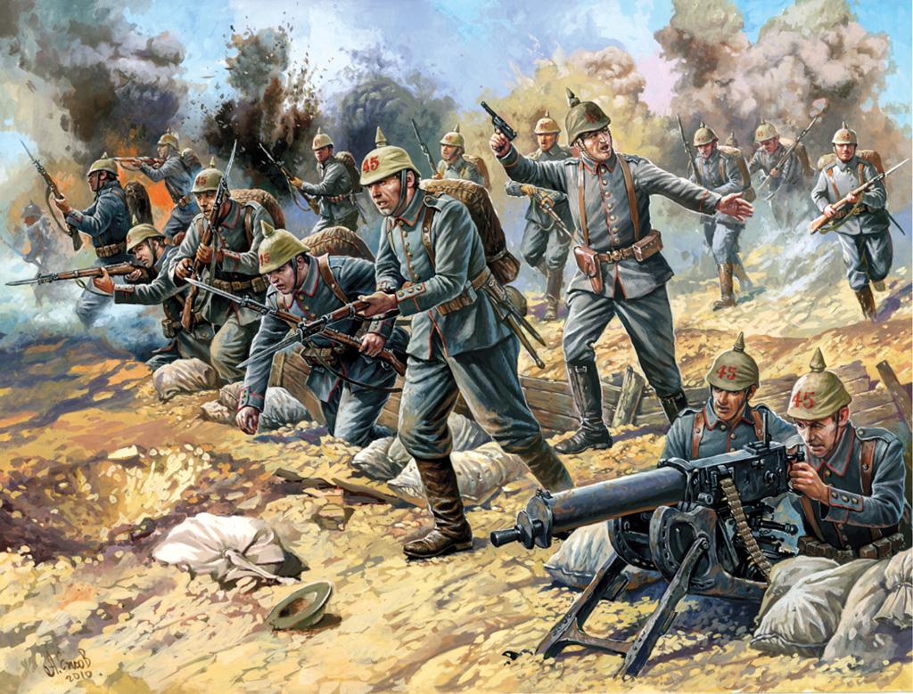 Deutsche Infanterie WWI von Zvezda