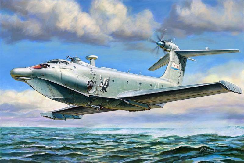 Ekranoplan A-90 von Zvezda