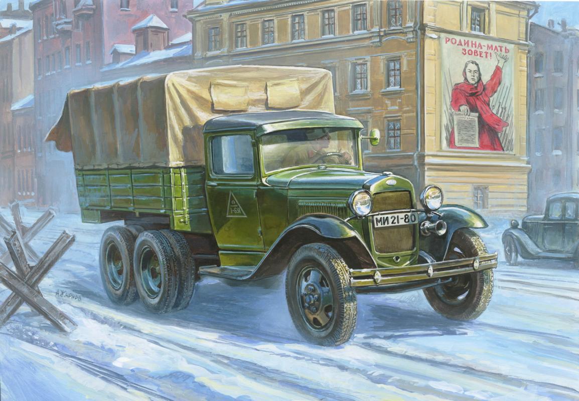 GAZ-AAA Soviet Truck von Zvezda