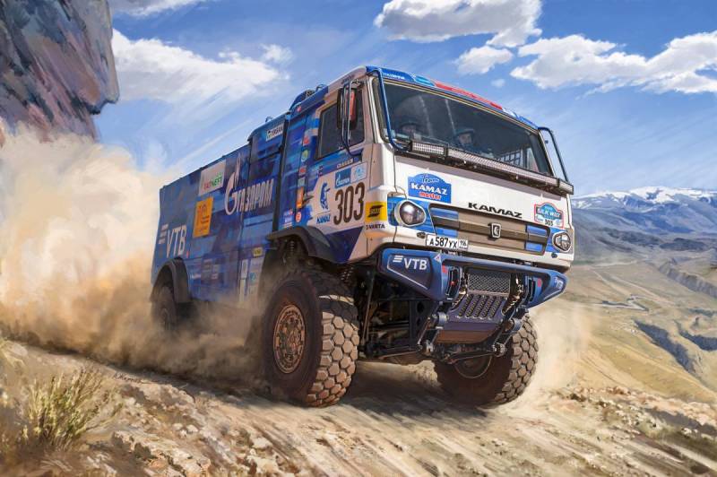 KAMAZ Rallye truck von Zvezda