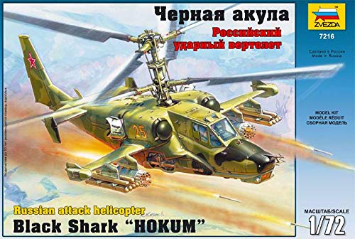 KAMOV KA-50 KIT 1:72 - Zvezda - Kit Helikopter - Bausatz von Zvezda