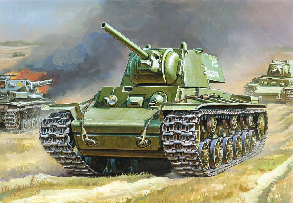 KV-1/w F-32 Gun von Zvezda