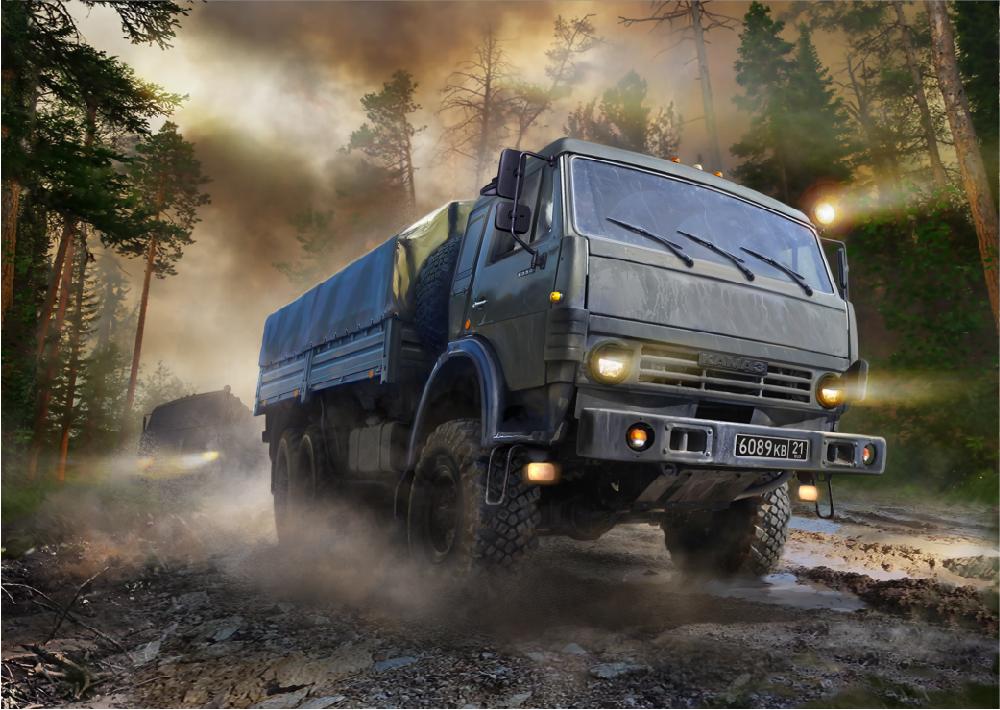 Kamaz 5350 Mustang von Zvezda