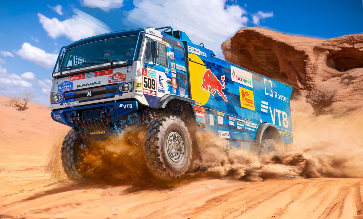 Kamaz Rally-Version von Zvezda