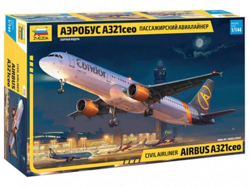 MONTAGEKIT KOMPATIBEL MIT Airbus A321 CEO KIT 1:144 ZVEZDA Z7040 von Zvezda