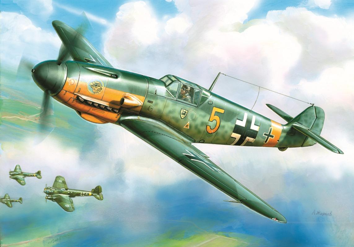 Messerschmitt Bf 109 F-2 Wargame AddOn von Zvezda