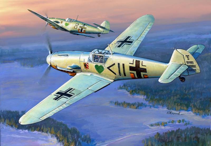 Messerschmitt Bf 109 F-2 von Zvezda