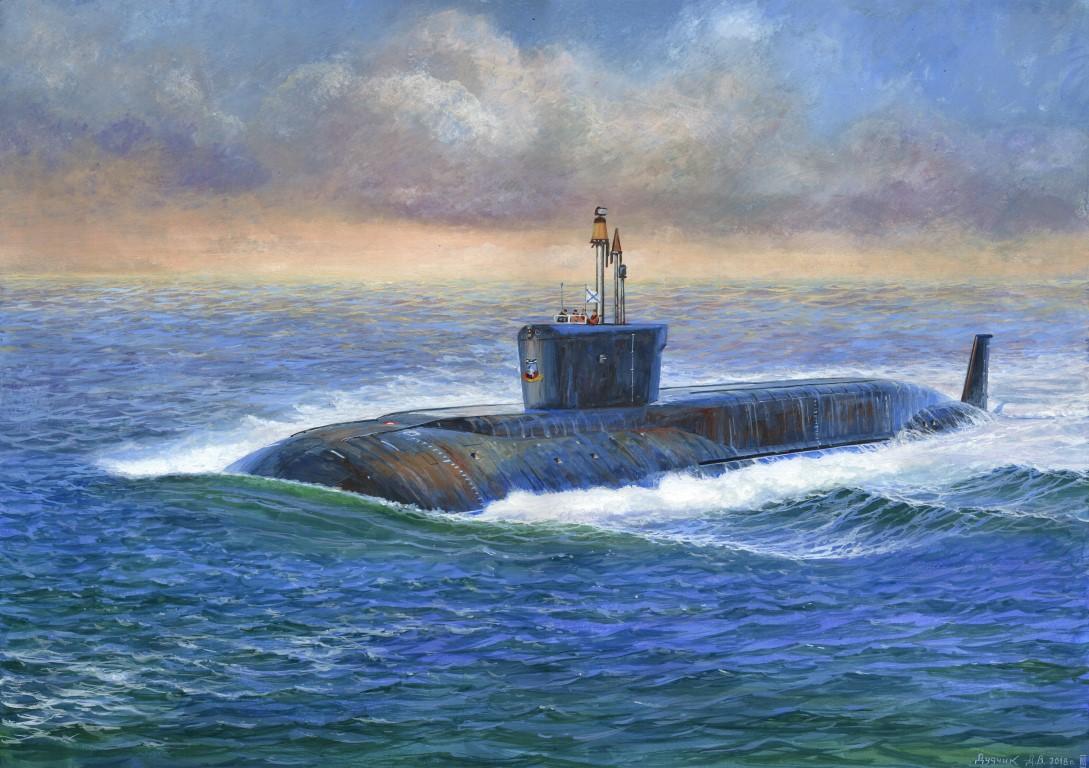 Nuclear Submarine Yuri Dolgorukij von Zvezda