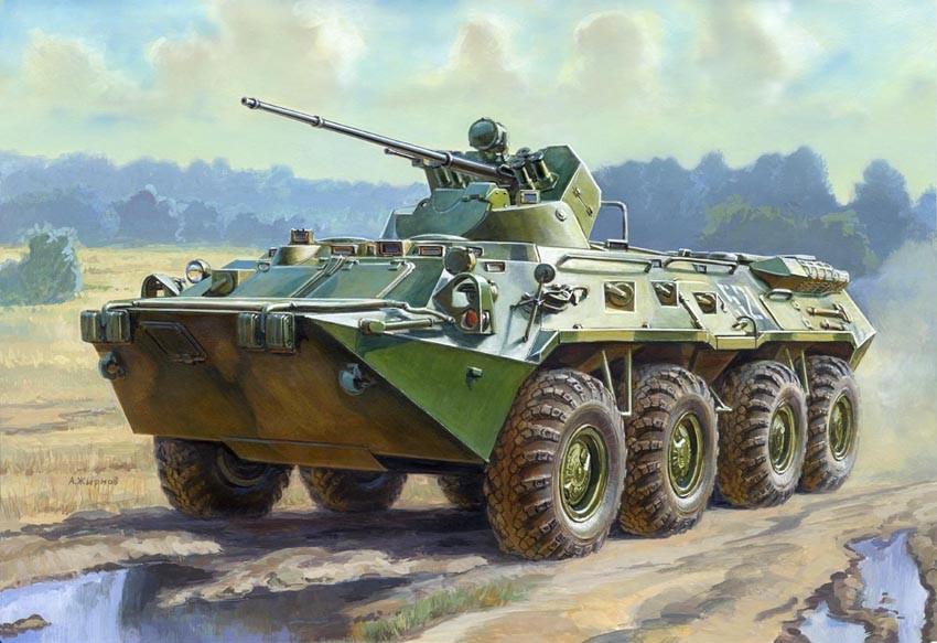 Russian BTR-80A Personnel Carrier von Zvezda