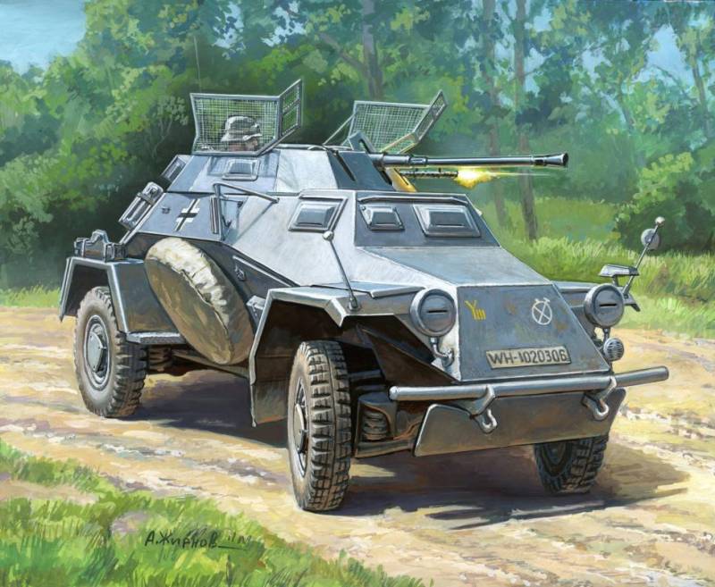 Sd. Kfz. 222 Panzerwagen von Zvezda