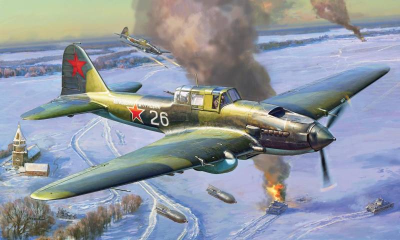 Sov. IL-2 Stormovik mod.1943 von Zvezda