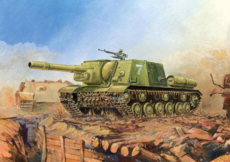 Soviet Self-Propelled Gun ISU-152 von Zvezda